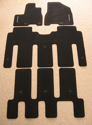 New Genuine OEM Kia Sedona Floor Mats FULL SET 2015 - 2021 Black A9F14AC200WK