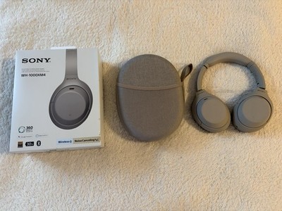Sony WH-1000XM4 Wireless Bluetooth Kopfhörer Grau   Noise Cancelling ANC