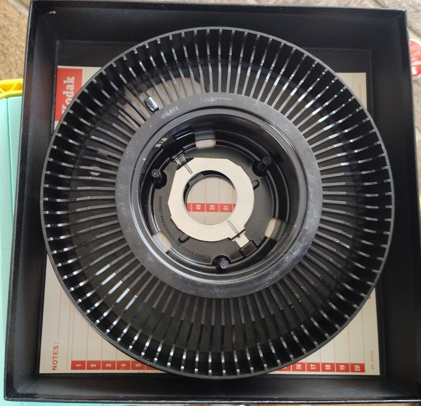 Kodak Carousel Transvue 80 Slide Tray in Original Box Genuine Holder