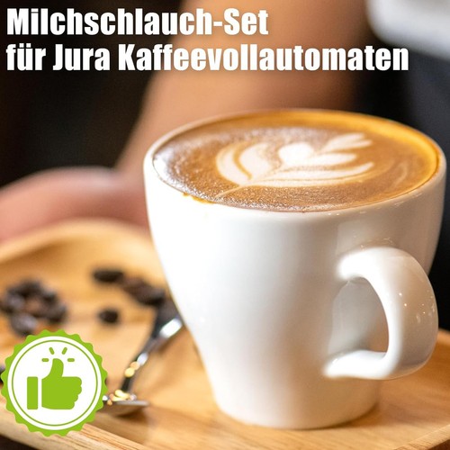 Milchschlauch mit 2 Anschlussnippel für Jura E8 S8 J8 WE8 X5 Z5 Z6 Z7 Z8 Z9 Z10 - Picture 3 of 13