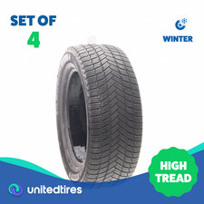 Set Of 4 Used 27555r20 Michelin X-ice Snow Suv 113t - 8-8.532