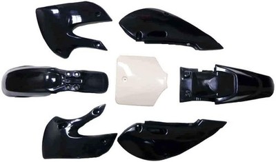 Black Fairing Kit Plastic Fender Kawasaki KLX 110 KLX110 KX65 Suzuki DRZ110