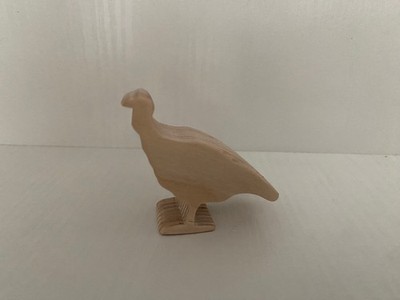 Bauernhoftier aus Holz Pute Kinderspielzeug natur