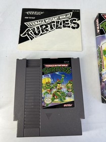 Teenage Mutant Ninja Turtles complete in box nintendo nes tmnt game nr-MINT