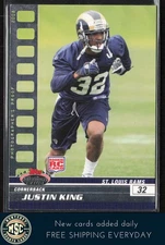 Justin King 2008 Stadium Club #200 Photographer's Proofs Silver