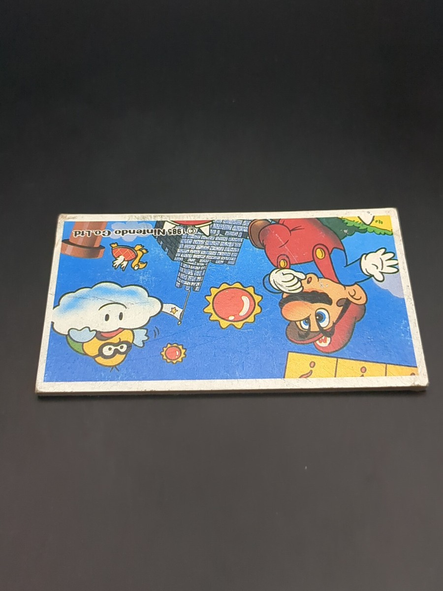 MARIO Lakitu SUPER MARIO BROS Card Menko 1985 Nintendo Vintage TCG