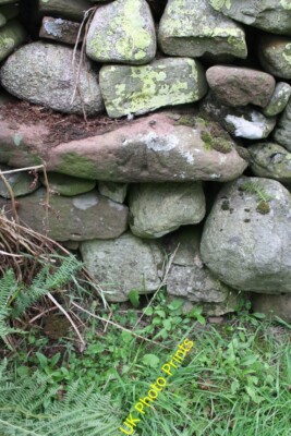 Photo 6x4 Benchmark on stone in wall NW of High Scales Scout Green Ordnan c2015