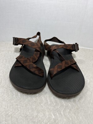 Chaco Men\'s Black and Brown Leather Toe-Post Sandals Chaco Men main image 3