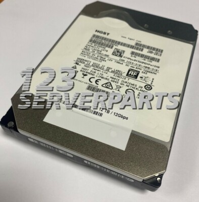 HGST 12TB WD Festplatte 12G 512e 7.2K HUH721212AL5204 0F29540 US7SSM120