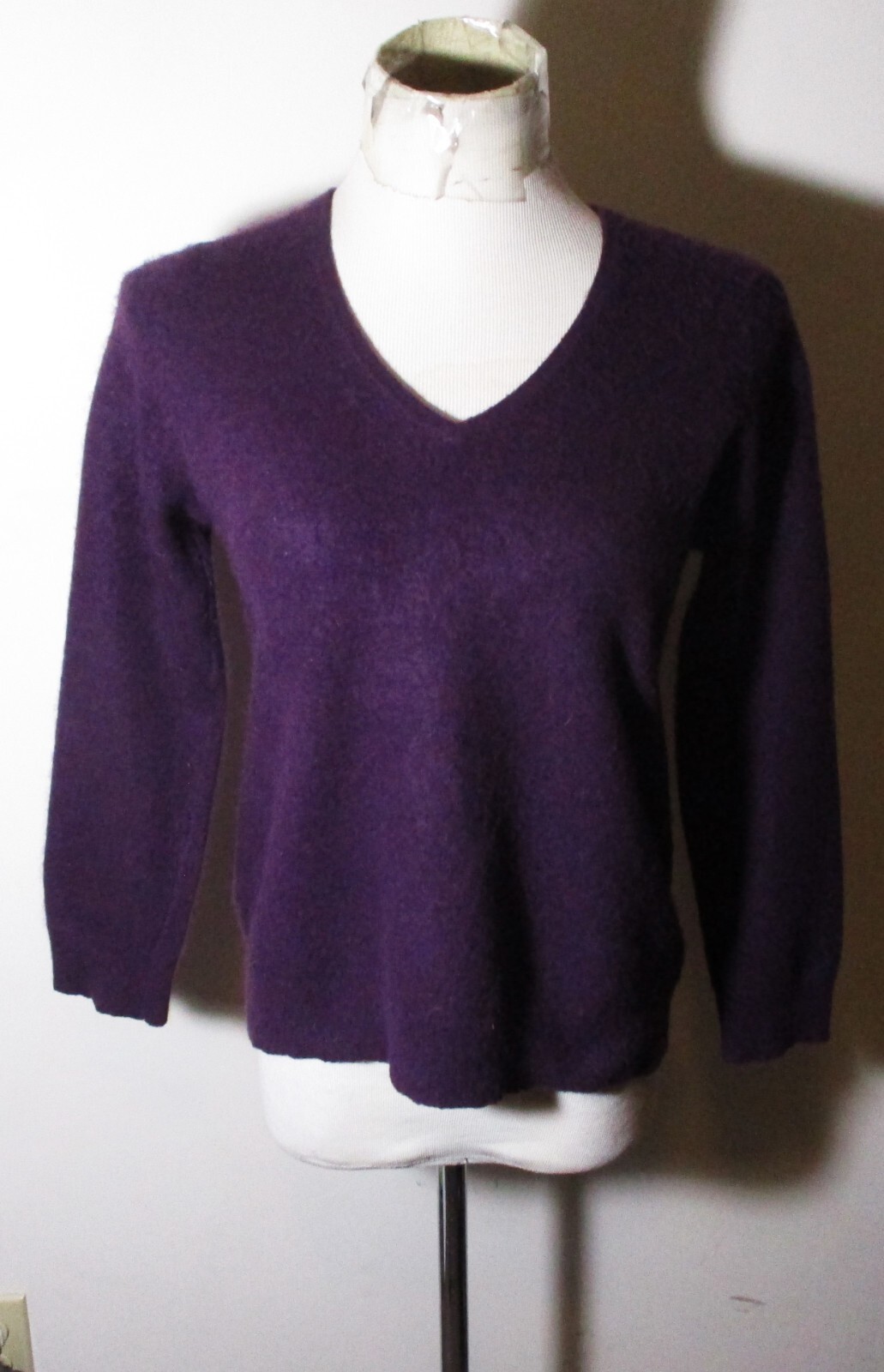 Women's CHARTER CLUB Purple 100% Cashmere Sweater Size L