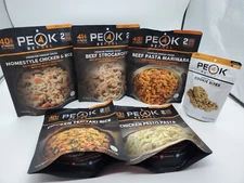 PEAK REFUEL PREMIUM FREEZE-DRIED FOOD 6-PACK ASSORTED LIKE MOUNTAIN HOUSE 