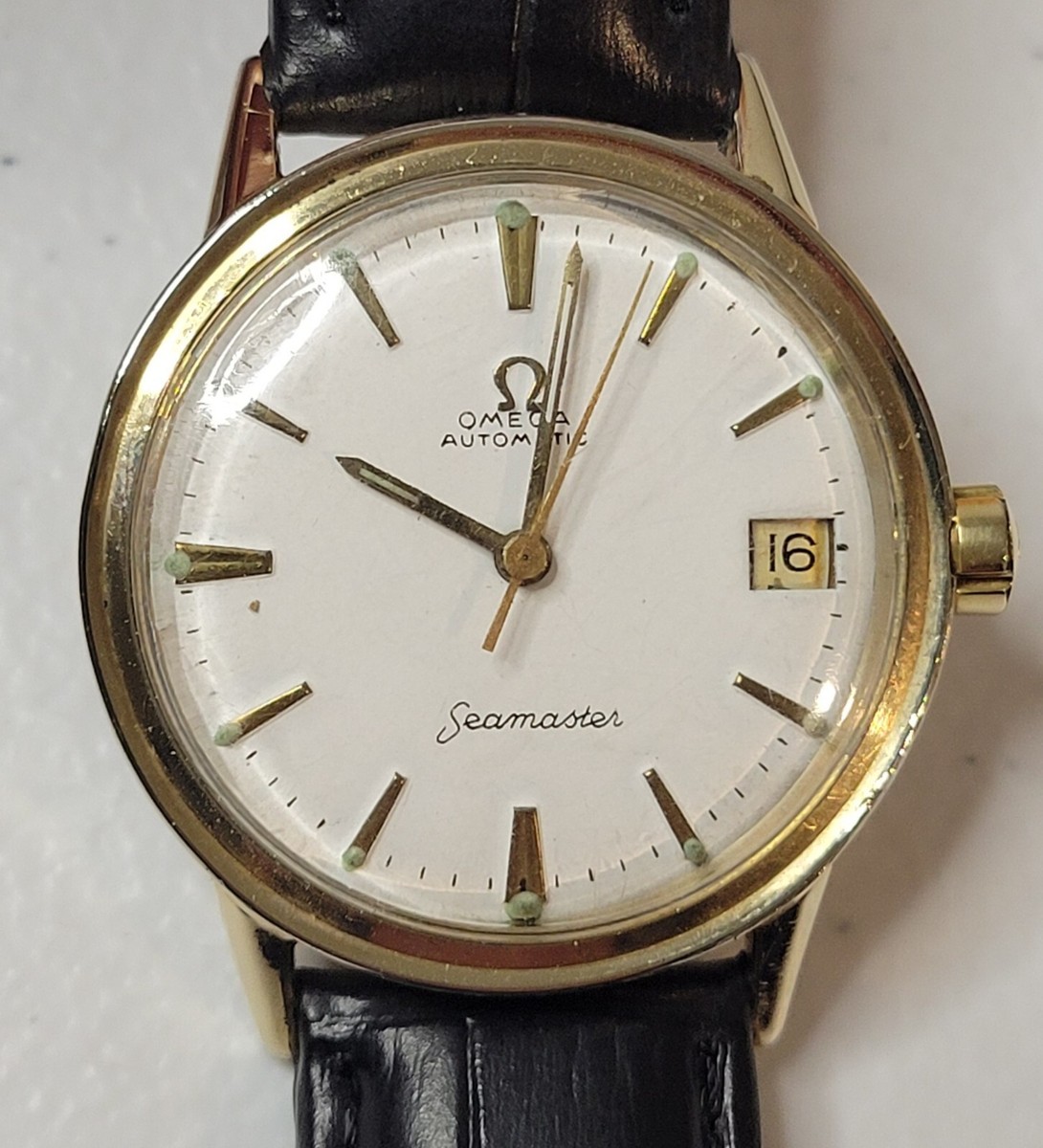 1960s Omega Seamaster 34mm Cal.563 Automatic 17 Jewels Men's Watch