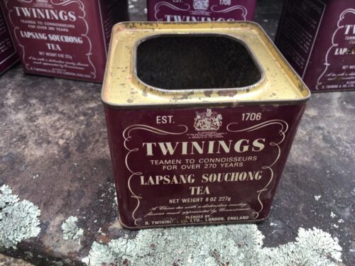 TWININGS “RUSSIAN CARAVAN” TEA TIN..EMPTY W/RUST 8 OZ. - Picture 7 of 10