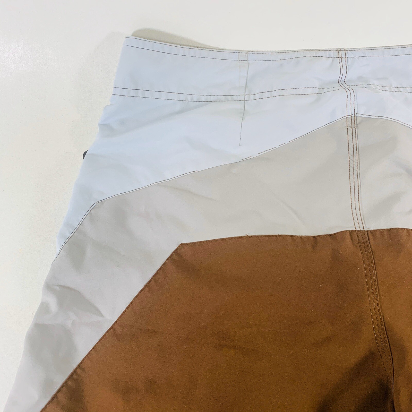 NO BOUNDARIES Men's 34 Waist Swim Shorts Brown RN 52469 eBay