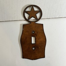 Rodeo Texas Star Western Cowboy metal light switch plate cover rustic homecabin