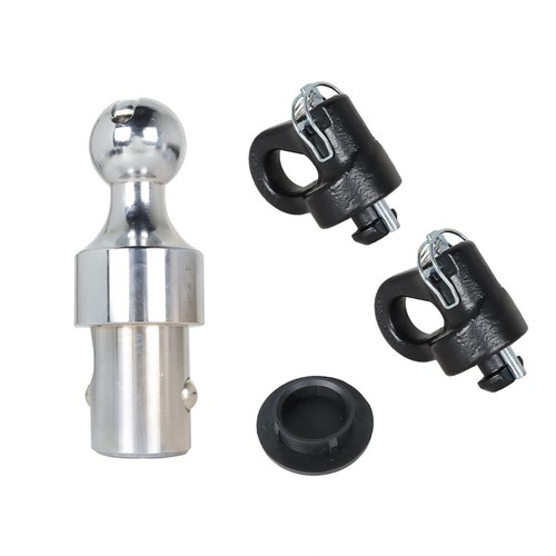 Kit de anclaje de enganche de bola y cadena de seguridad cuello de cisne 2-5/16 para CHEVY/FORD/GMC/NISSAN - Imagen 6 de 15