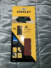 STANLEY BLACK & DECKER STA31527 Schleifer Schleifblätter 93 mm x 190 mm 240er Körnung