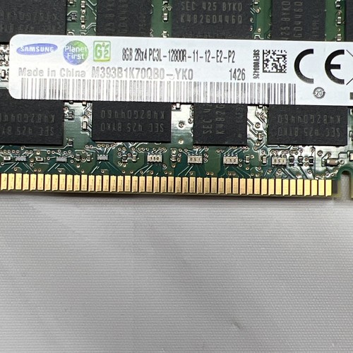 Samsung M393B1K70QB0-YK0 8GB 2Rx4 PC3L-12800R-11-12-E2-P2 - Picture 4 of 7