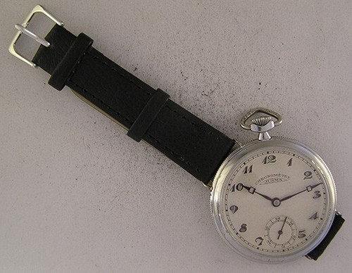 Reloj Pulsera Cronómetro JUSMA BESANCON 1920 Francés Alto Grado Perfecto Reparado - Imagen 4 de 5