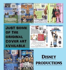 DVD cover art only - no discs: Disney productions
