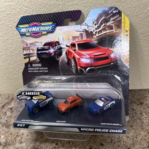 Micro Machines Series 2 Police Chase #07 ~ Chase Rare & Ultra Rare ~ Azumi, SUV