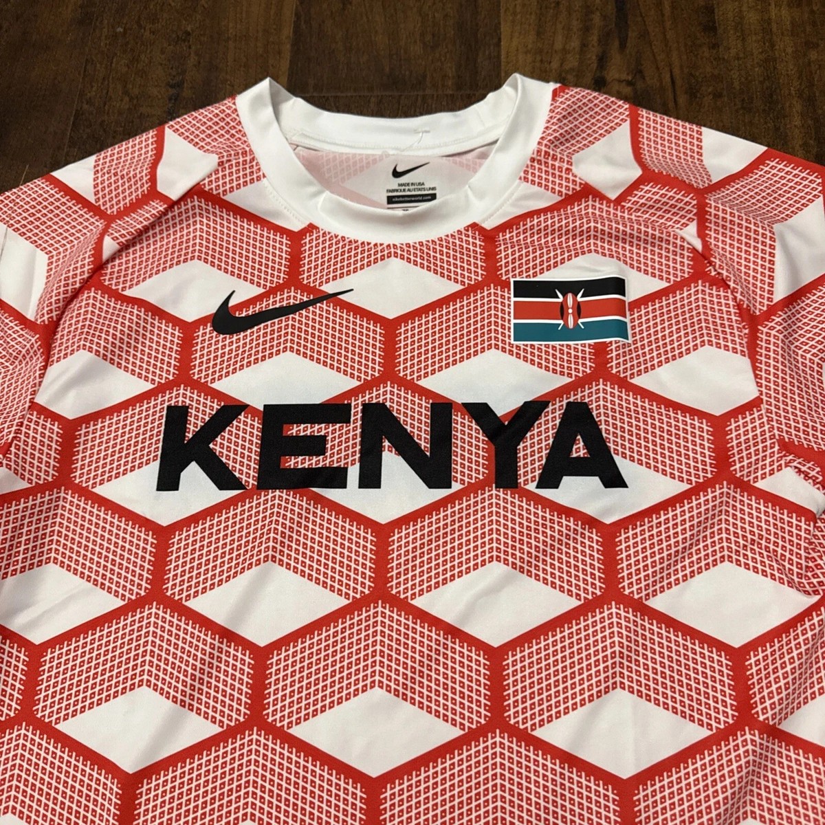 Nike Pro Elite Team Issued Kenya Track & Field Shirt CI8703