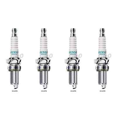 4x DENSO IRIDIUM ZÜNDKERZEN SXU22PR9 passend für 4-ZYLINDER DAIHATSU COPEN