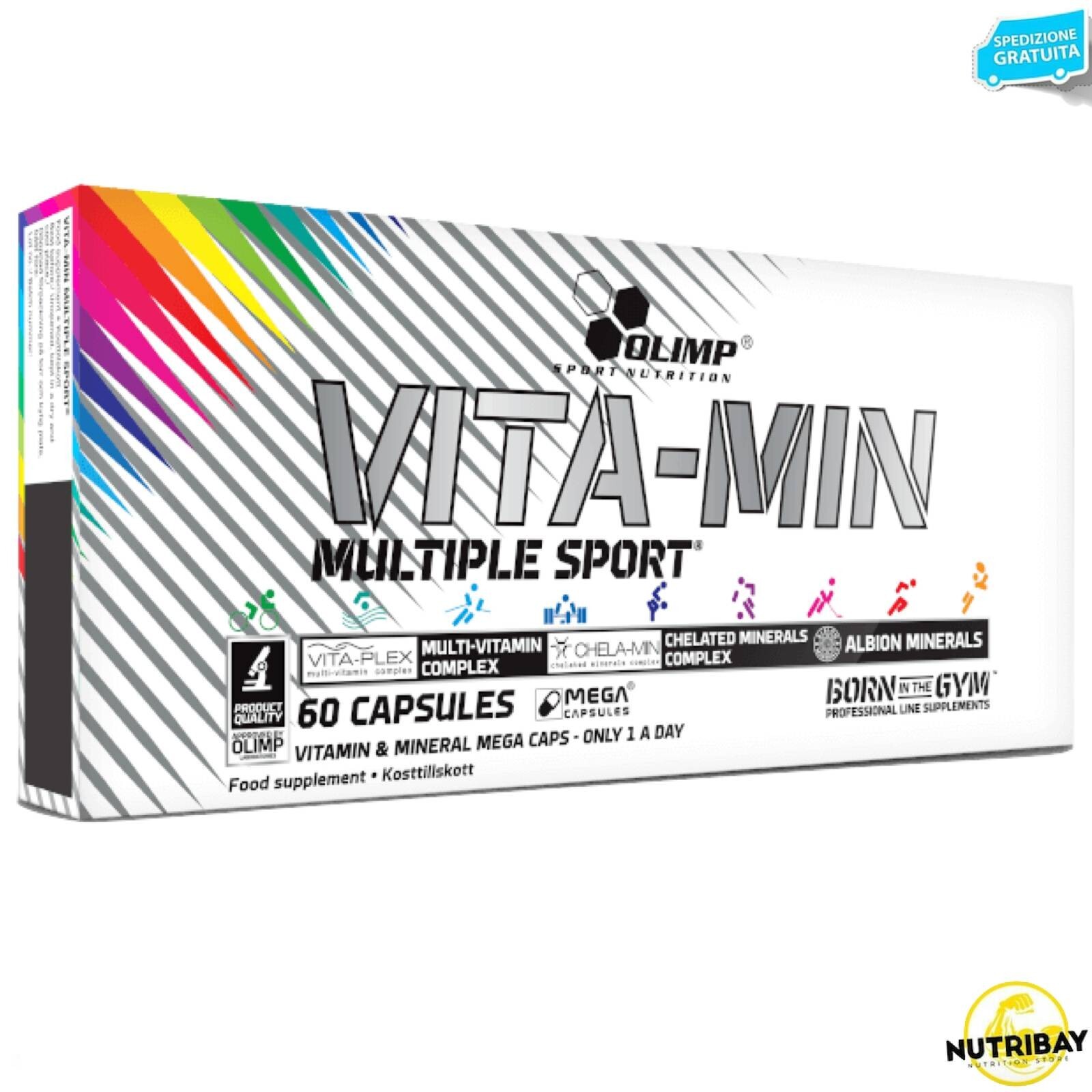Olimp Vita-Min Multiple Sport - 60 caps Multivitaminico completo per sportivi