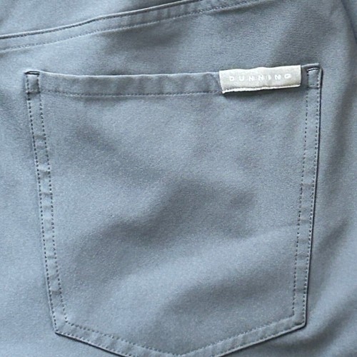 Dunning Player Fit 5-Pocket Mens Gray Golf Pants - Size 30/30 - Picture 8 of 8