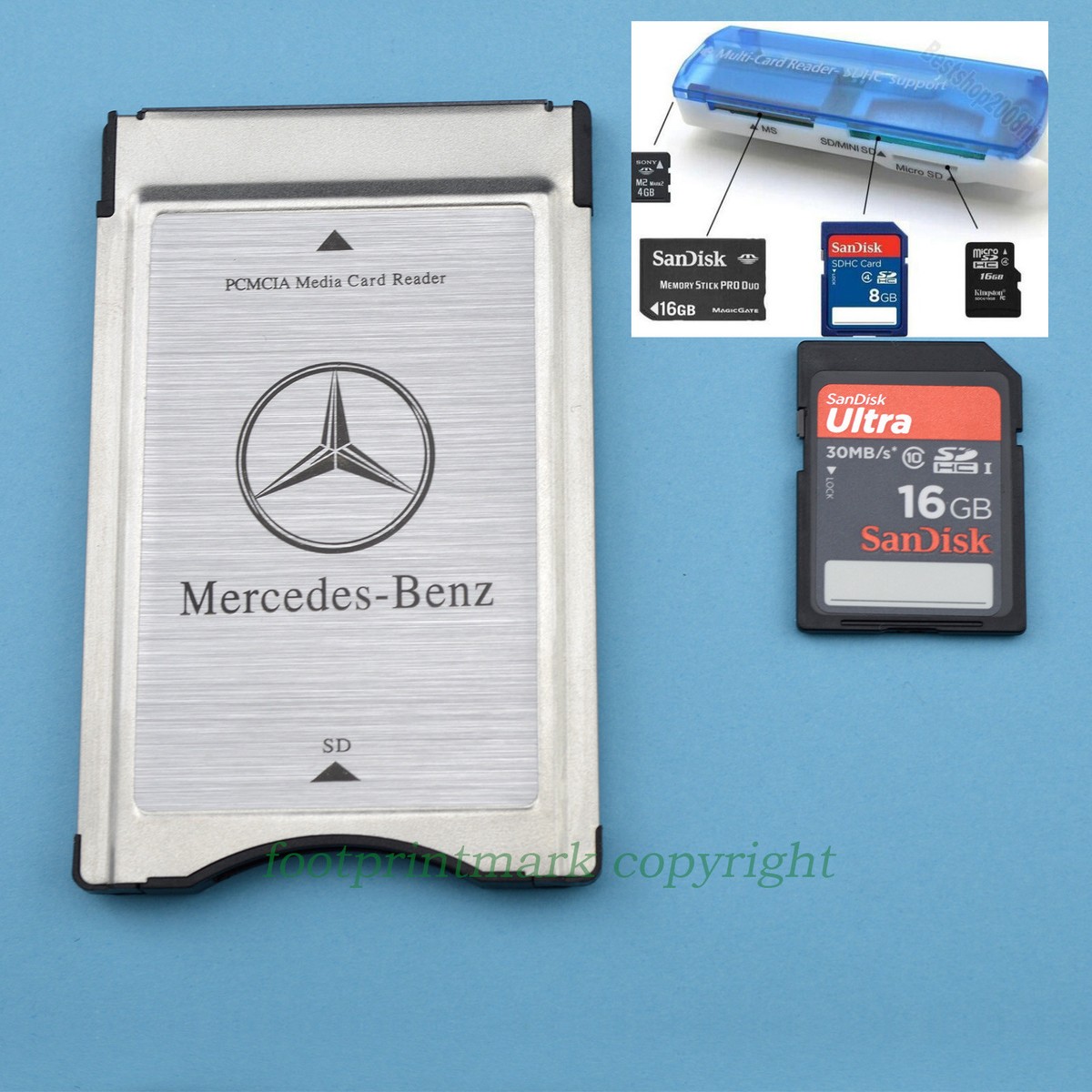 Adattatore PCMCIA Serie S Per Mercedes-Benz – Lettore CompactFlash (CF) In Auto