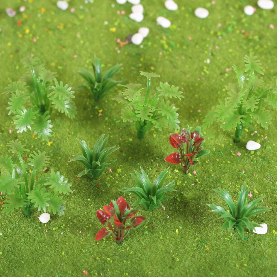 90pcs Plants Model Train Railroad Diorama Scenery Park Landscape DIY HO OO Scale - image 4 of 4