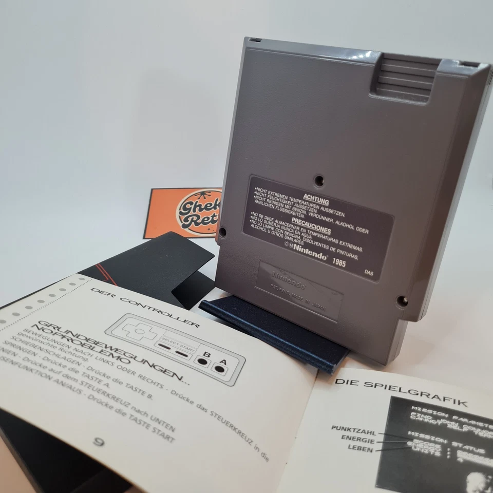 Terminator 2 Judgment Day NES Cartridge - (PAL B NOE) with Manual (DE) - Image 4 of 4