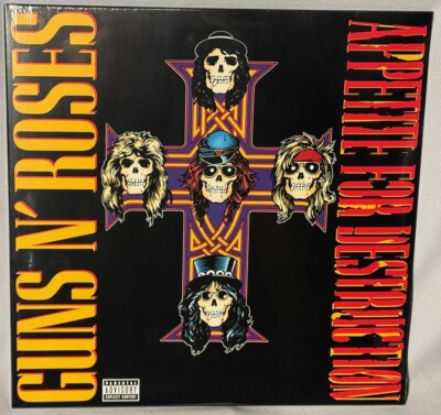 新品GUNS N' ROSES APETITE FOR DESTRUCTION LP GUNS N ROSES Appetite For Destruction (G N R & and) NEW MINT
