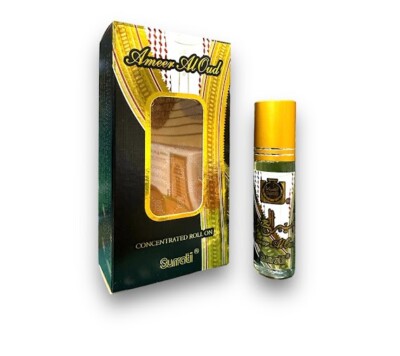3X) Ameer Al Oud Concentrated Fragrance Oil Roll On 6mL by Surrati