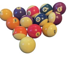 13 Vintage BAKELITE Billiard Balls Pool Game Balls