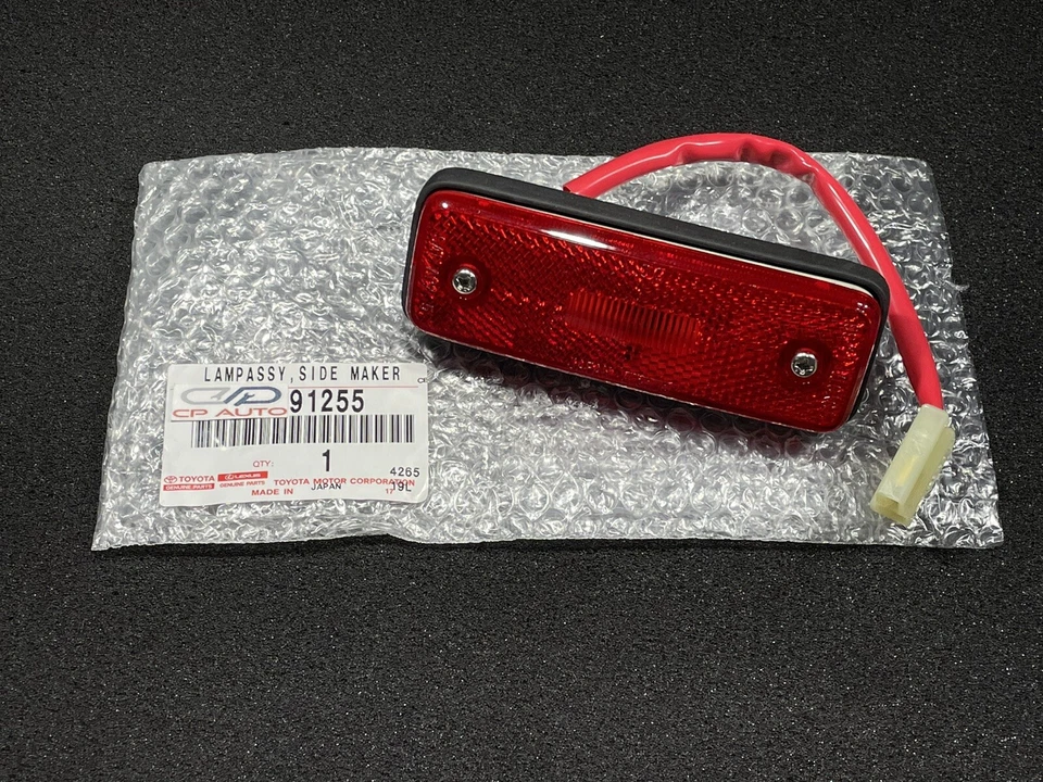 81-84 TOYOTA CRESSIDA CONDUCTOR TRASERO IZQUIERDO MARCADOR LUZ OEM NUEVO Foto 2 de 3