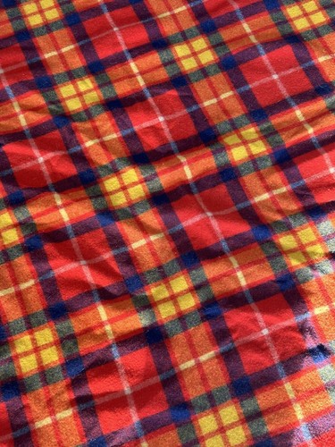 Alfombra de lana para coche de viaje picnic manta con flecos a cuadros vintage retro 185 X 180 objetivo - Imagen 9 de 9