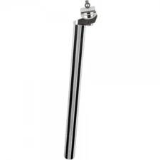 MCS BMX Seatpost,FLUTED 25.4mm Oldschool GT BMX NEW SILVER