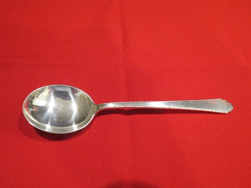 Sterling Silver Lunt William & Mary Cream Soup Spoons 6 1/2" - No Monogram