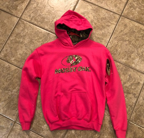 Mossy Oak Youth Girls Pink Hoodie Size Large 14-16 - Picture 2 of 4