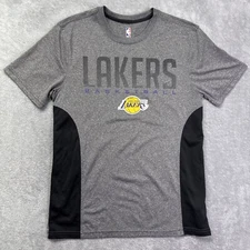 Los Angeles Lakers Shirt Mens M UNK NBA Activewear Gray Short Sleeve Basketball