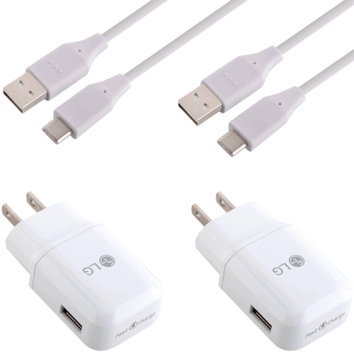 For LG V20 V30 V40 G7 G6 G5 USB Wall Charger Type-C Cable Rapid Fast Charger Lot - Picture 60 of 77