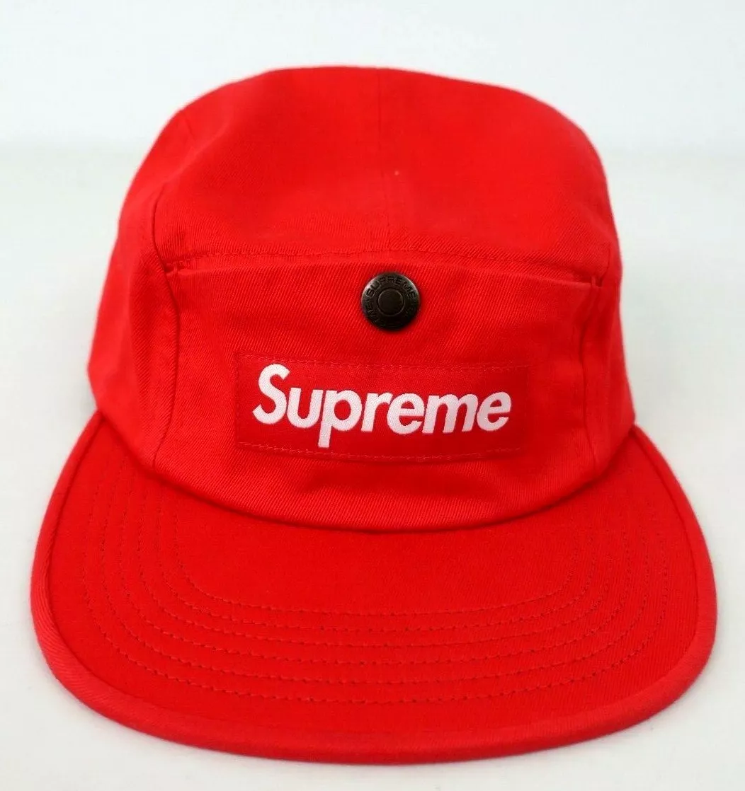 red supreme cap