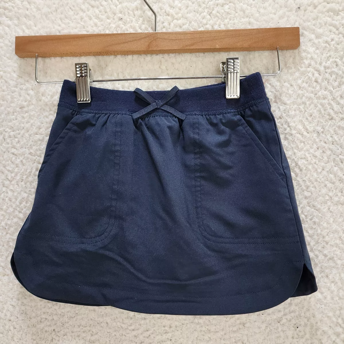 Navy top drawstring skirt