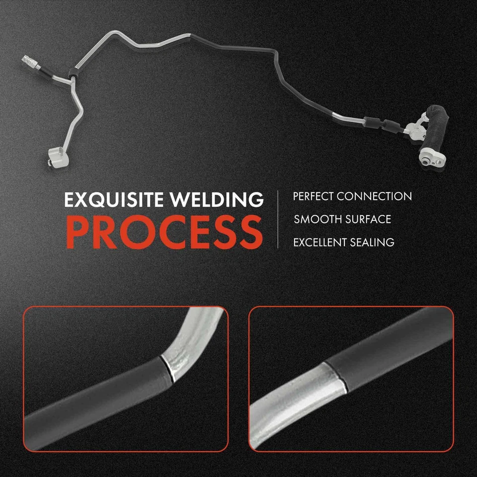 Linha de descarga AC para Volkswagen Touareg 2006 2007 2008 2009 2010 Audi Q7 07-15 - Imagem 4 de 4