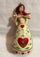 Angels Around the World Hallmark Ornament 2012 Germany Hearts Cardinal No Box #2