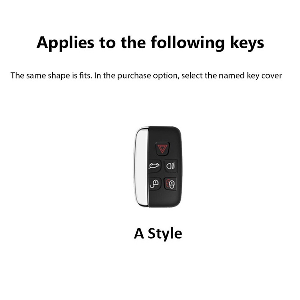 Classy Black Car Key Cover Case For Land For Rover Jaguar XE XJ XJL XF