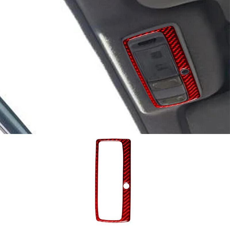 2001-2005 Toyota Celica Red Carbon Fiber Interior Overhead Light Cover Trim