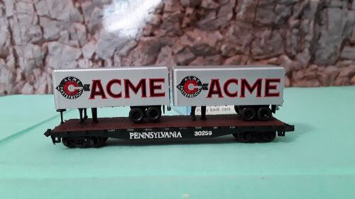 Atlas N Gauge 2351 Pennsylvania 30259 Piggy Back Flat Car ACME - (NS-4 - Picture 4 of 11