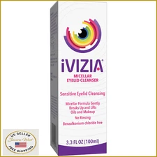 iVIZIA Micellar Eyelid Cleanser for Sensitive Eyes BAK-Preservative-Free 3.3 fl